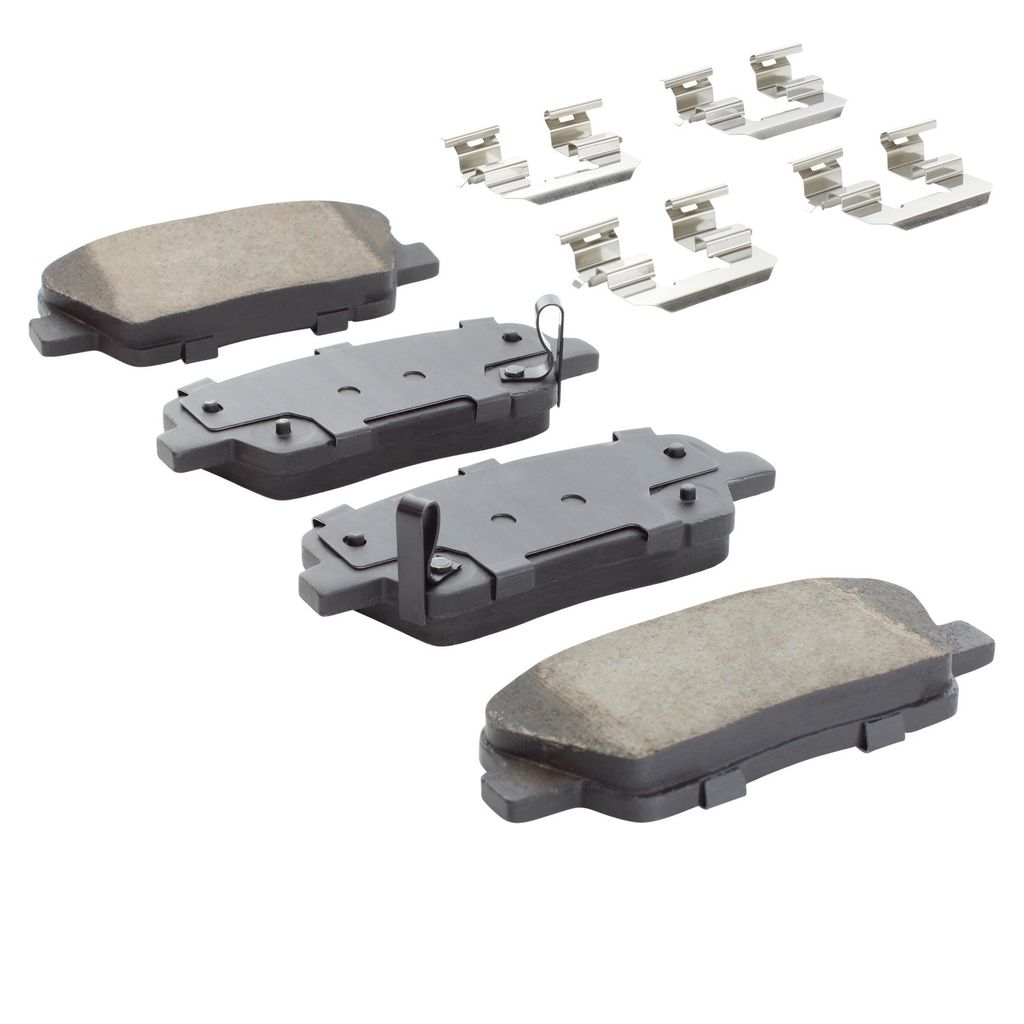 Quality-Built 1001-1284C - Premium Ceramic Brake Pad Set