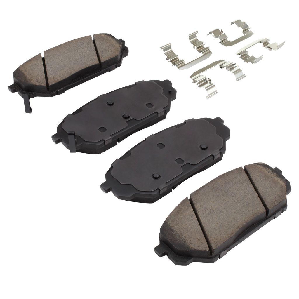 Quality-Built 1001-1301C - Premium Ceramic Brake Pad Set with Hardware