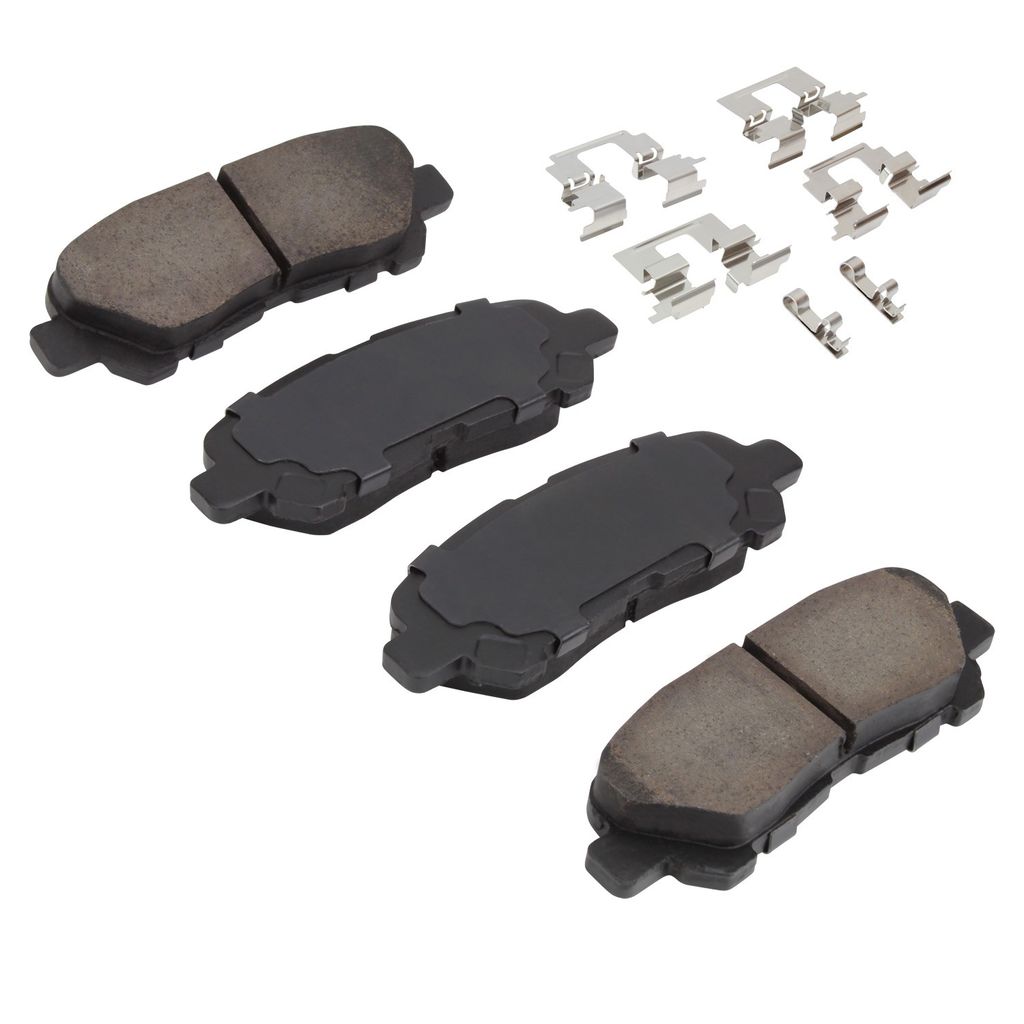 Quality-Built 1001-1325C - Premium Ceramic Brake Pad Set with Hardware
