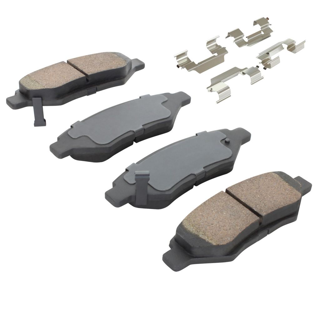 Quality-Built 1001-1337C - Premium Ceramic Brake Pad Set with Hardware