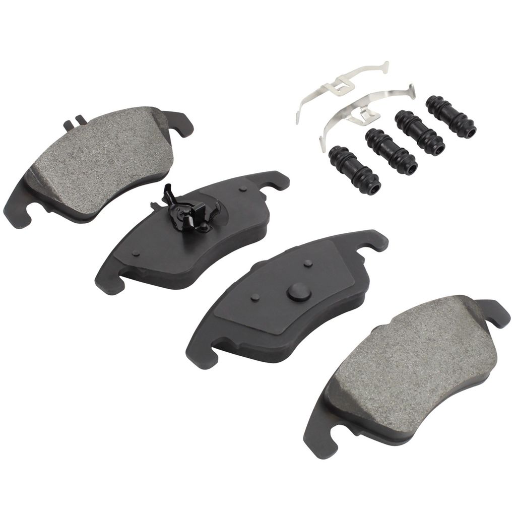 Quality-Built 1001-1342C - Premium Ceramic Brake Pad Set with Hardware