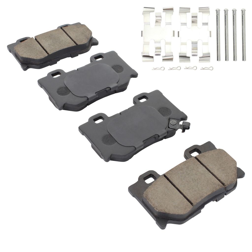 Quality-Built 1001-1347C - Premium Ceramic Brake Pad Set