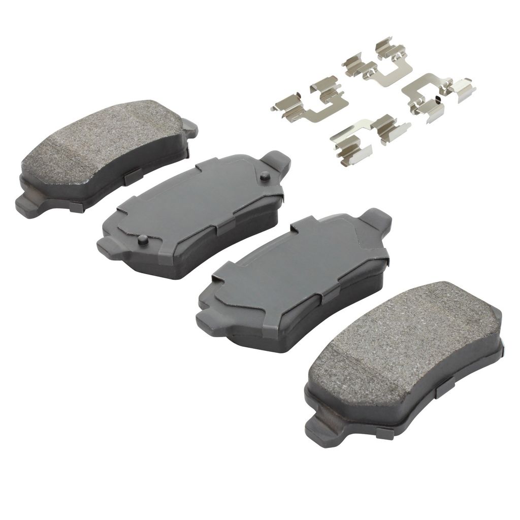Quality-Built 1001-1362C - Premium Ceramic Brake Pad Set with Hardware