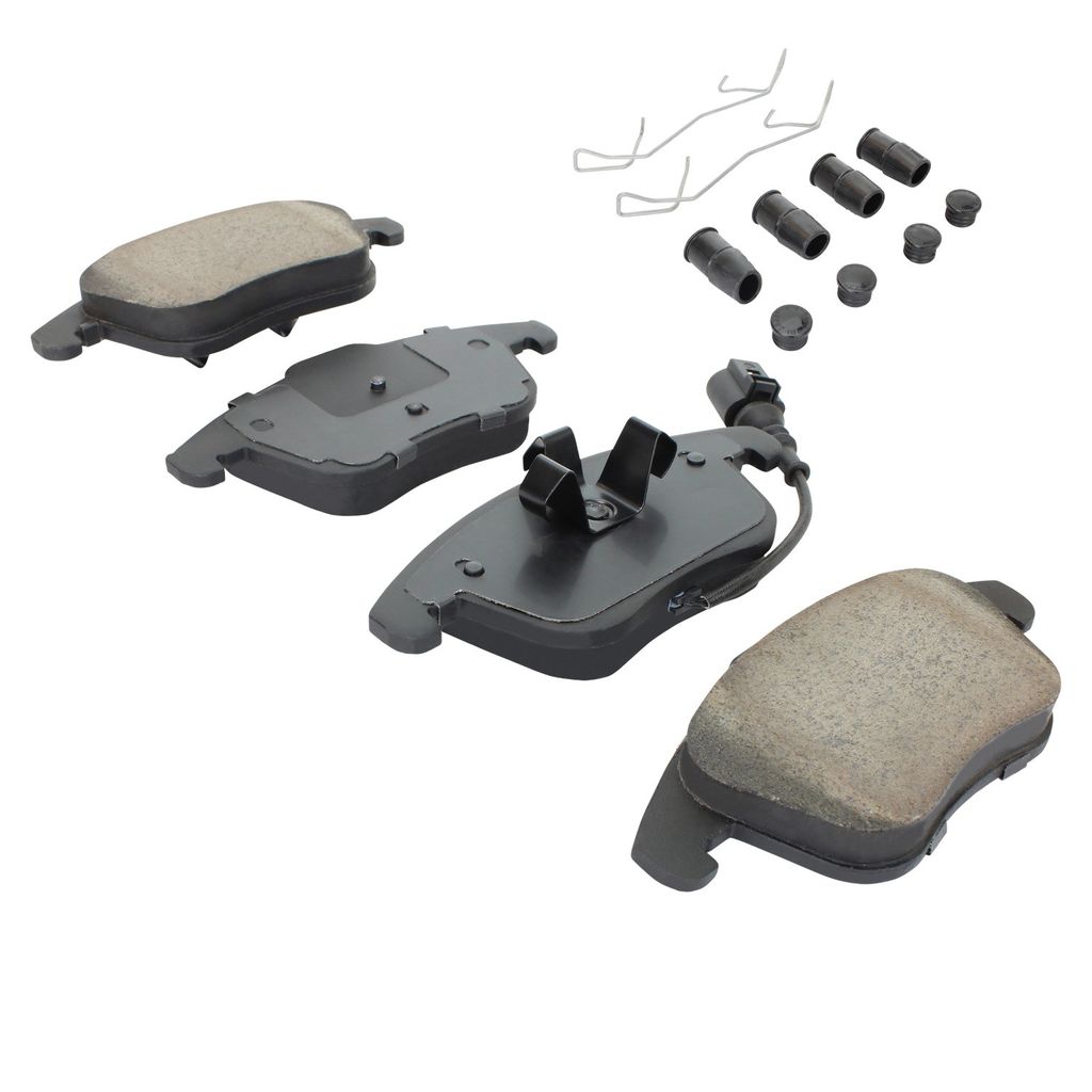 Quality-Built 1001-1375C - Premium Ceramic Brake Pad Set with Hardware