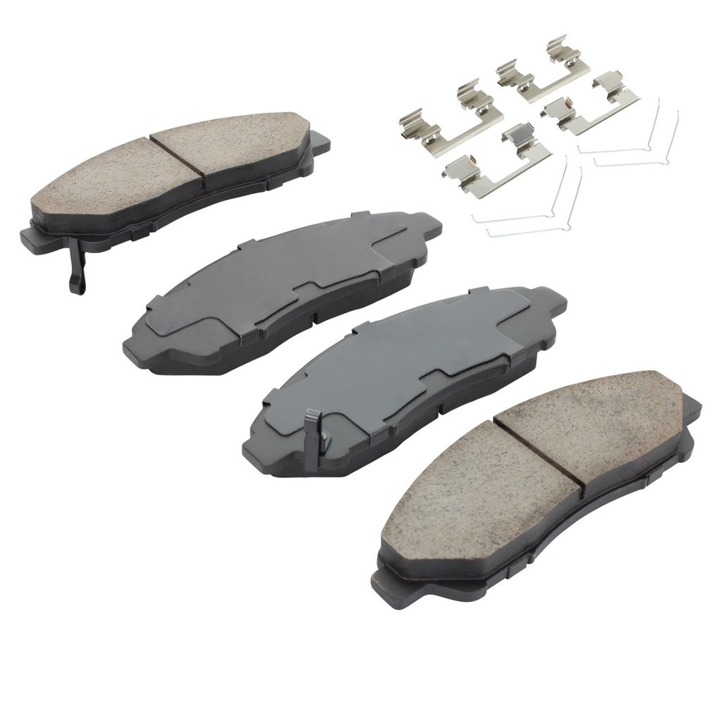 Quality-Built 1001-1378C - Premium Ceramic Brake Pad Set with Hardware
