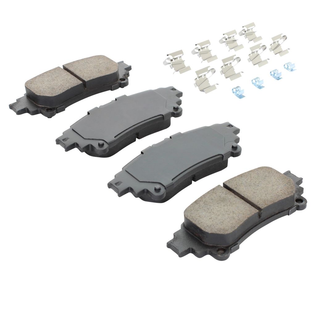 Quality-Built 1001-1391C - Premium Ceramic Brake Pad Set with Hardware