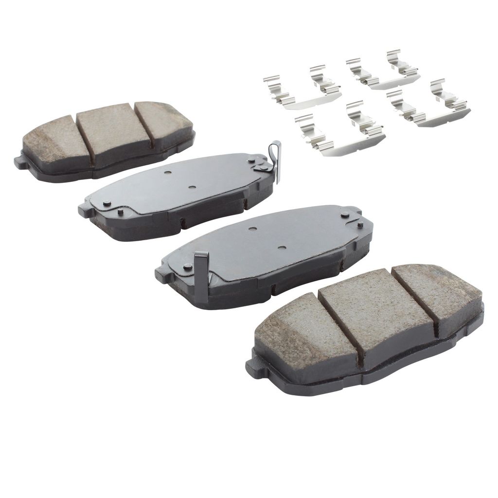 Quality-Built 1001-1397AC - Premium Ceramic Brake Pad Set with Hardware