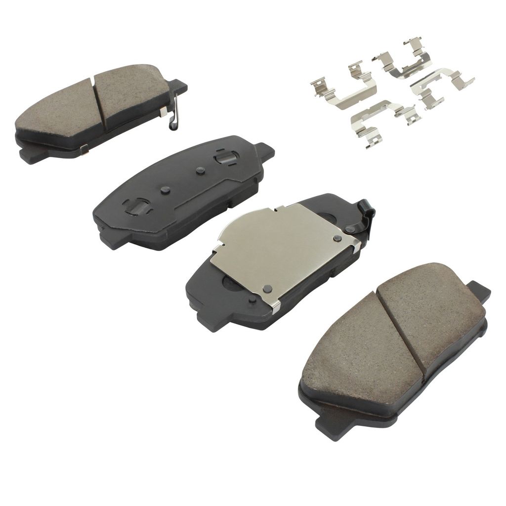 Quality-Built 1001-1413C - Premium Ceramic Brake Pad Set with Hardware