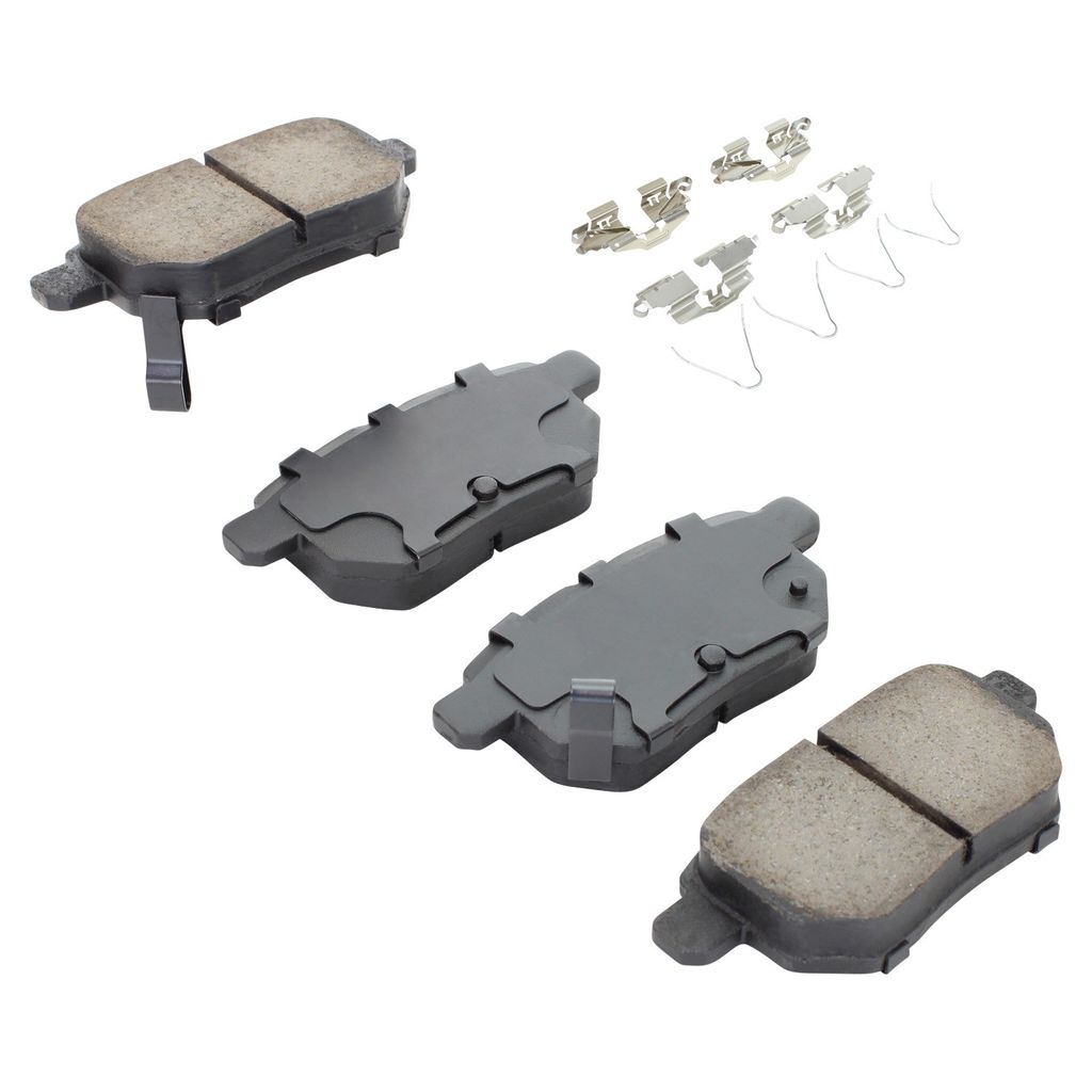 Quality-Built 1001-1423C - Premium Ceramic Brake Pad Set with Hardware