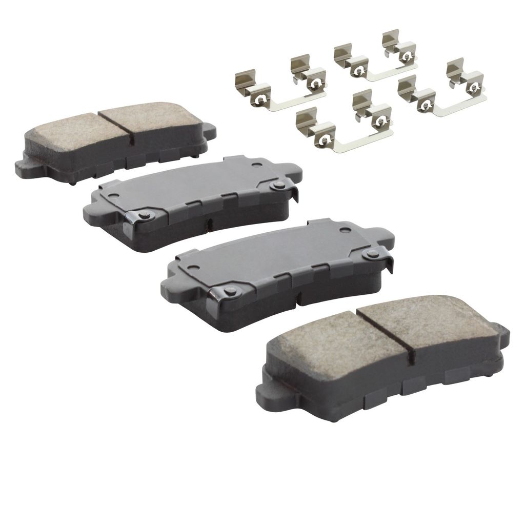 Quality-Built 1001-1430C - Premium Ceramic Brake Pad Set