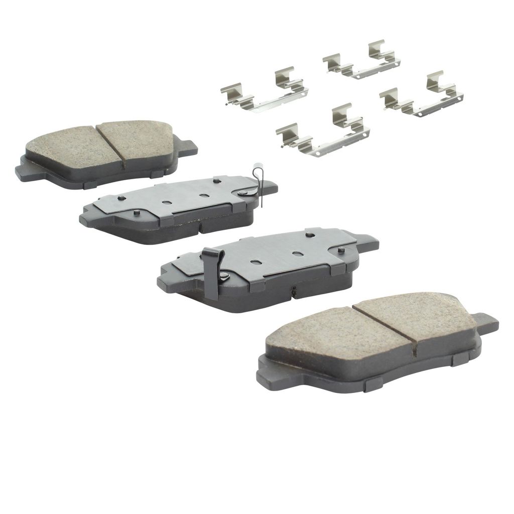 Quality-Built 1001-1444C - Premium Ceramic Brake Pad Set with Hardware
