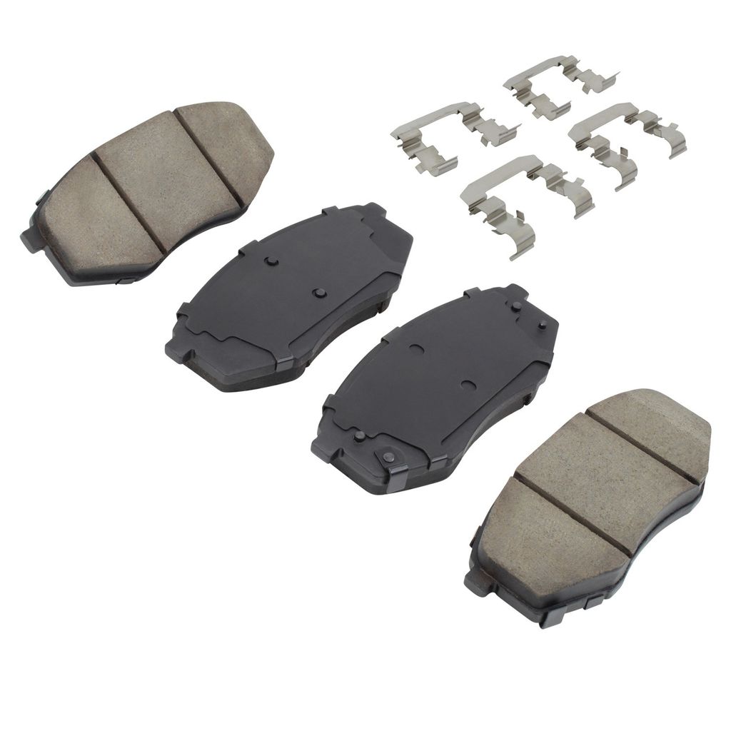 Quality-Built 1001-1447C - Premium Ceramic Brake Pad Set with Hardware