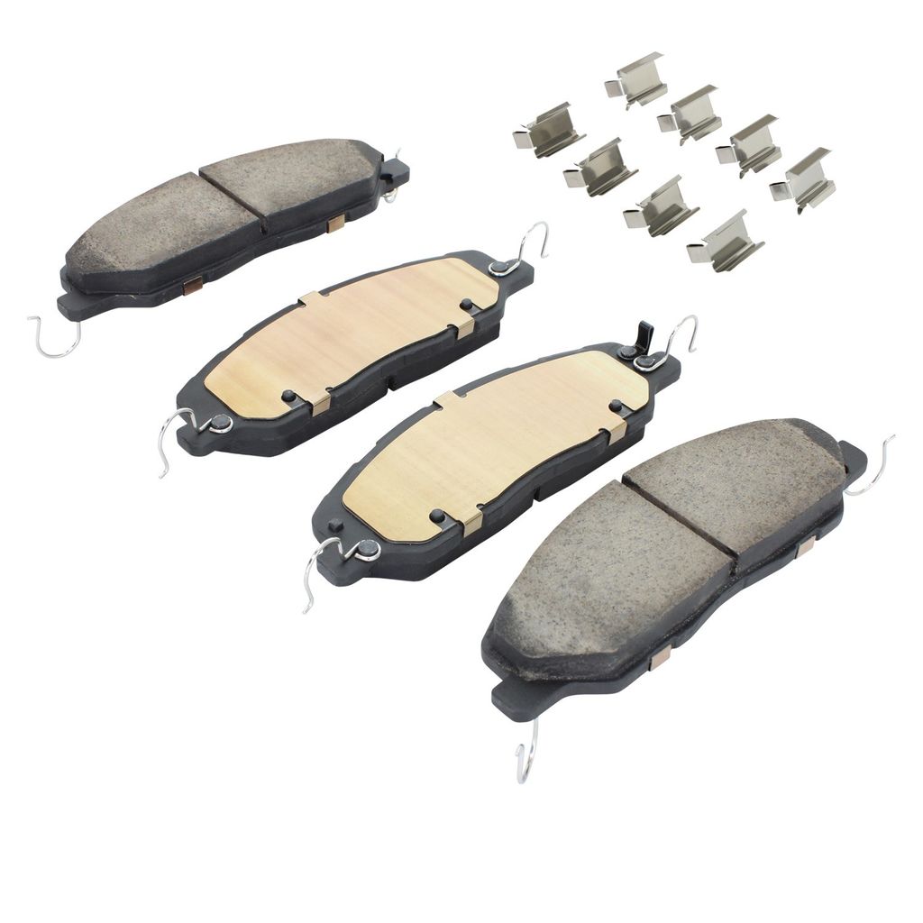 Quality-Built 1001-1463C - Premium Ceramic Brake Pad Set with Hardware
