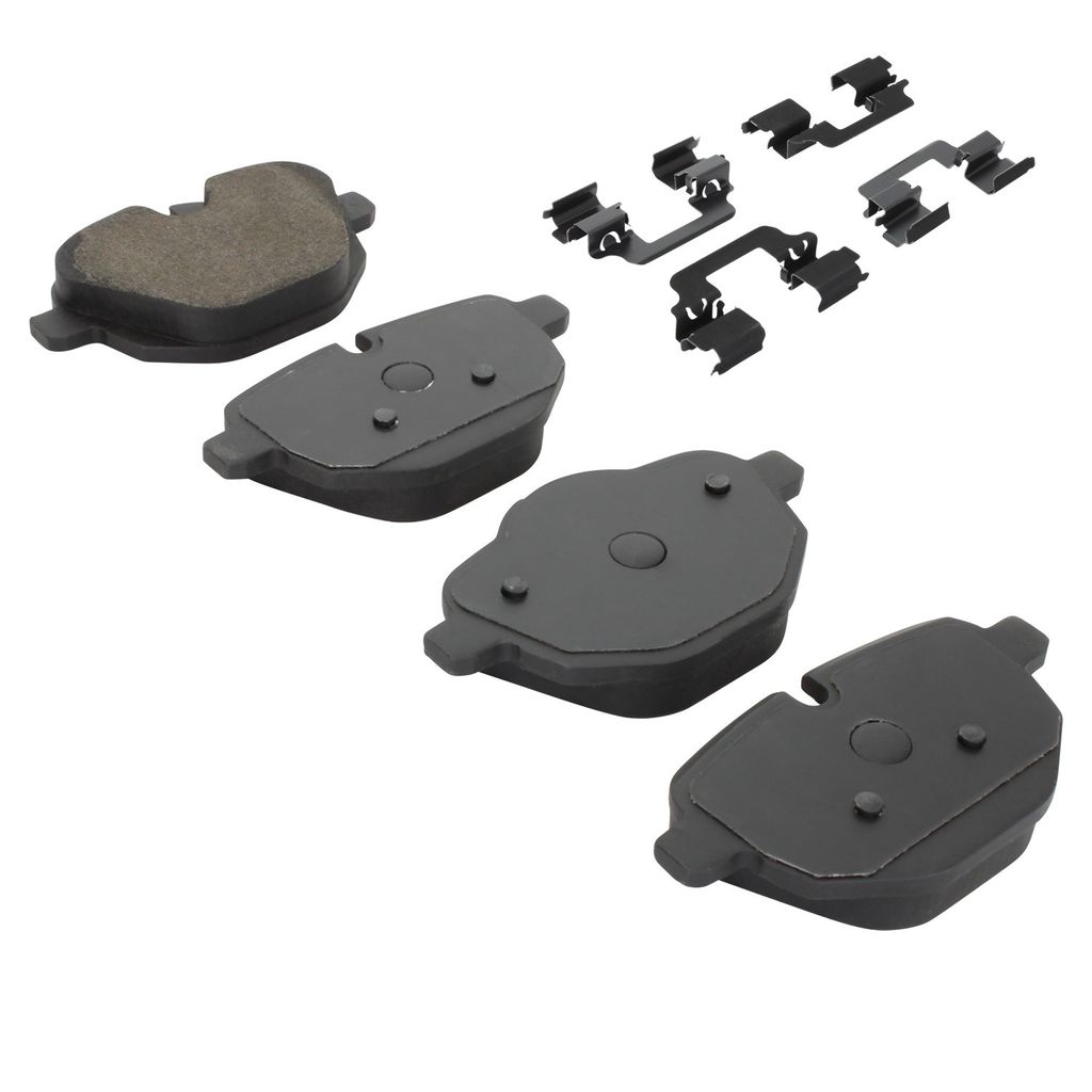 Quality-Built 1001-1473C - Premium Ceramic Brake Pad Set with Hardware