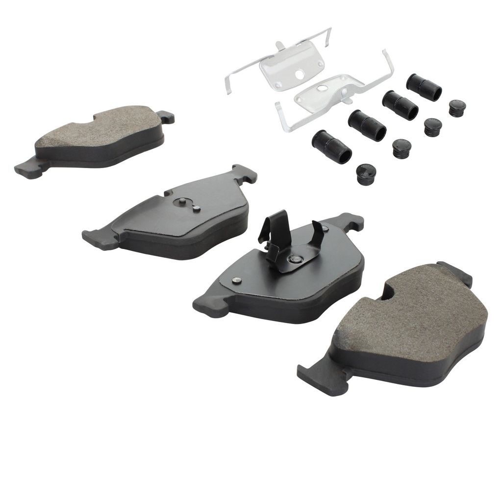 Quality-Built 1001-1505C - Premium Ceramic Brake Pad Set with Hardware