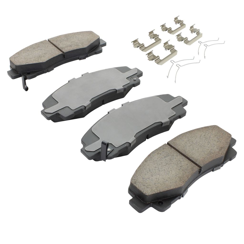 Quality-Built 1001-1584C - Premium Ceramic Brake Pad Set with Hardware