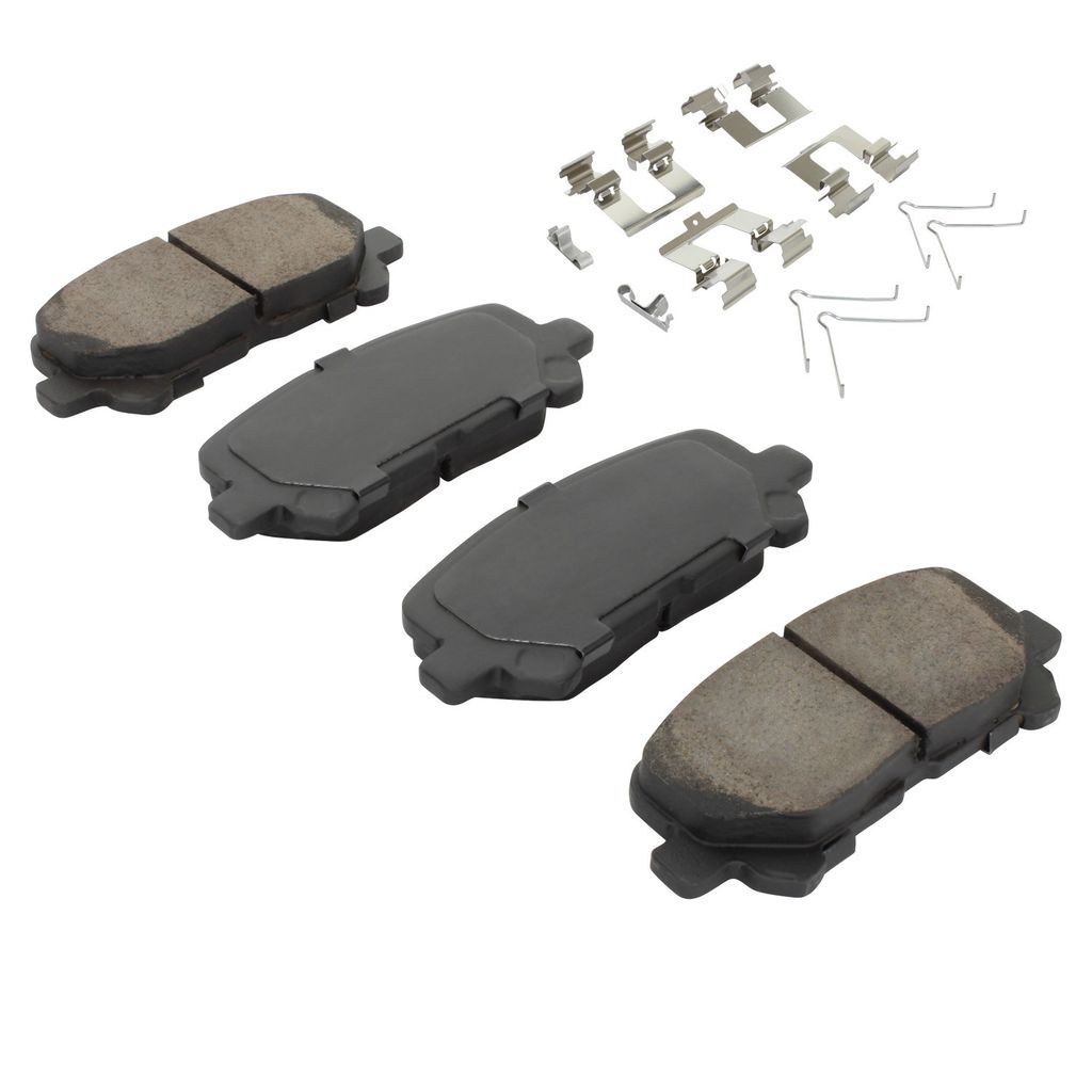 Quality-Built 1001-1585C - Premium Ceramic Brake Pad Set with Hardware