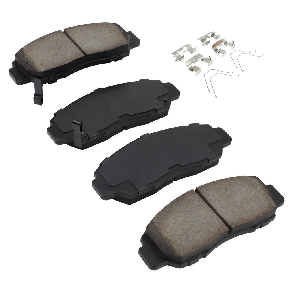 Quality-Built 1001-1608C - Premium Ceramic Brake Pad Set with Hardware