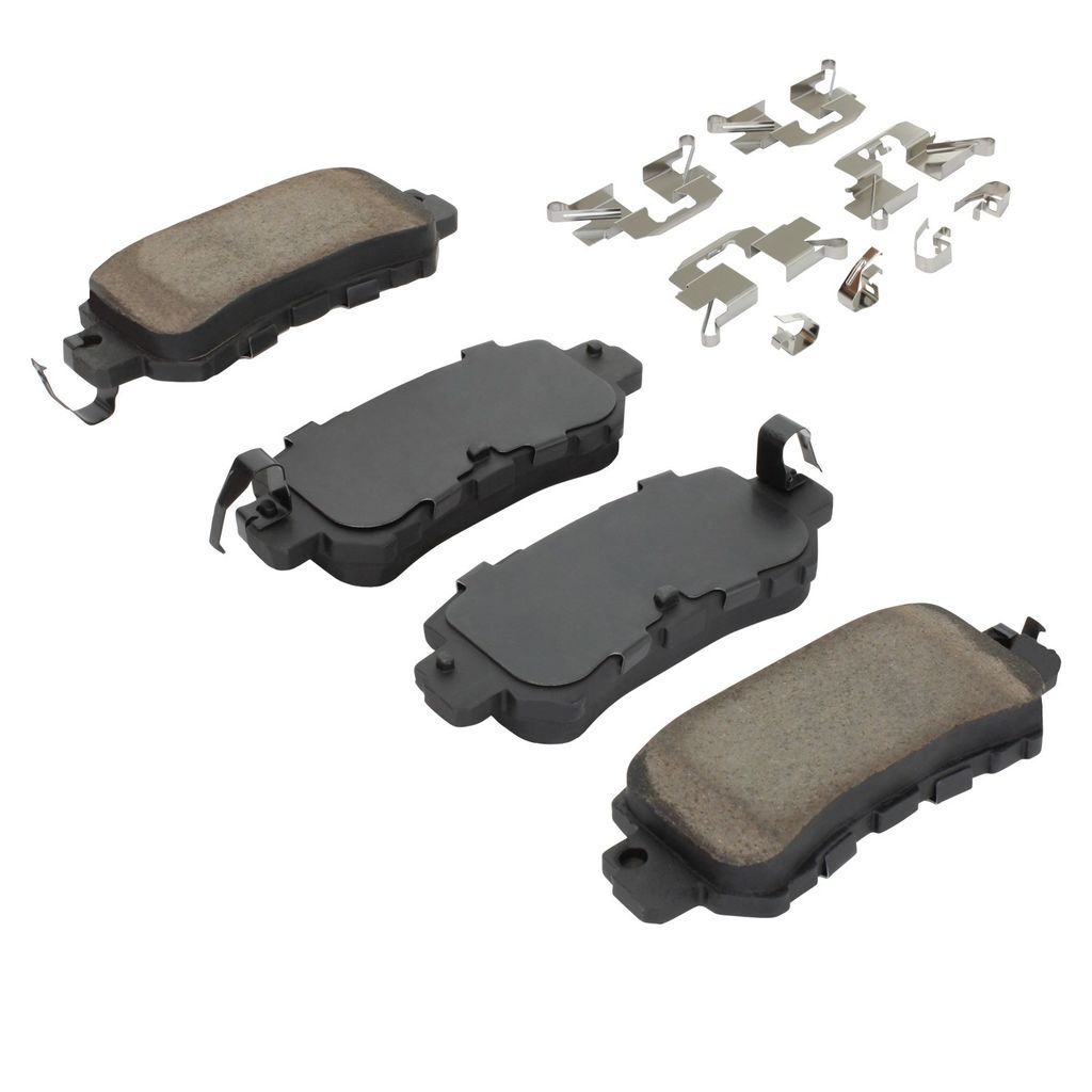 Quality-Built 1001-1624C - Premium Ceramic Brake Pad Set with Hardware