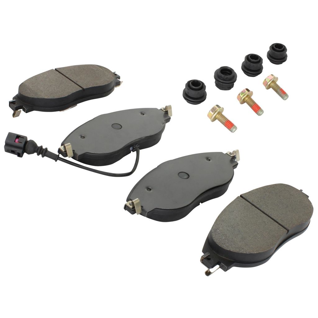 Quality-Built 1001-1633C - Premium Ceramic Brake Pad Set with Hardware