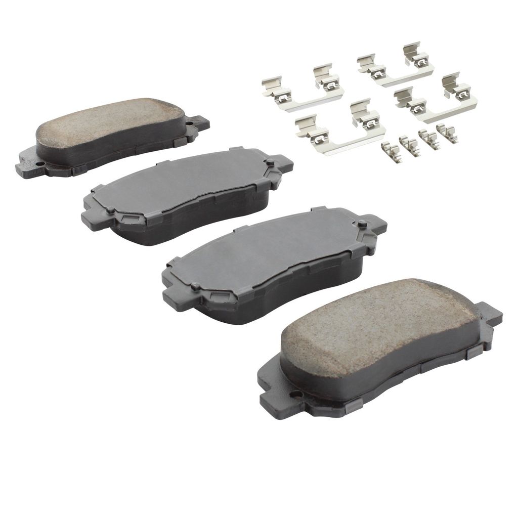 Quality-Built 1001-1640CC - Premium Ceramic Brake Pad Set with Hardware