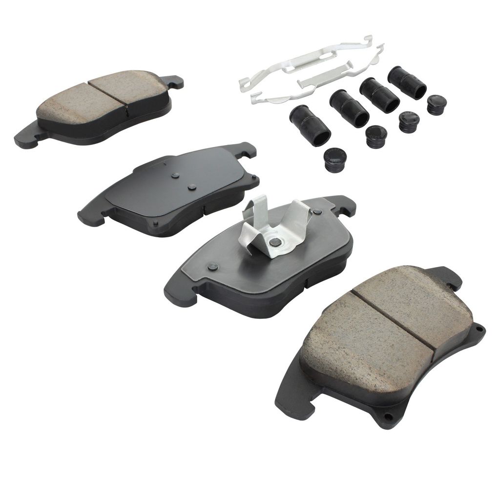 Quality-Built 1001-1653C - Premium Ceramic Brake Pad Set with Hardware