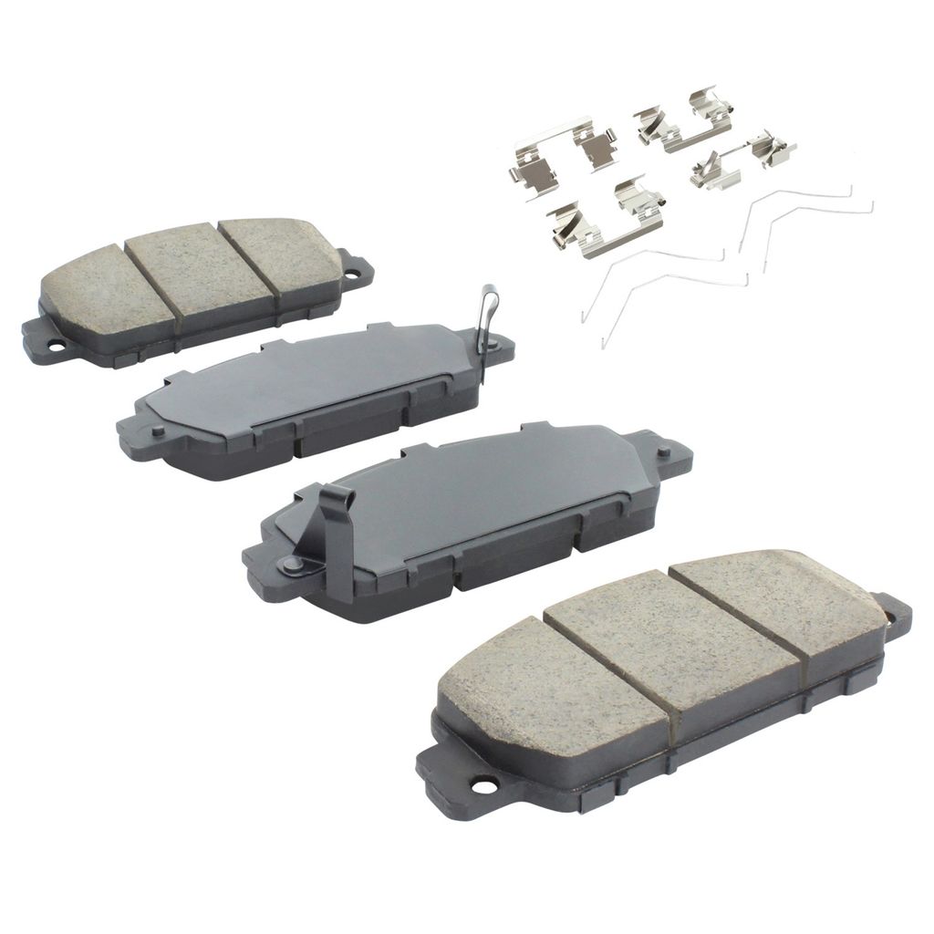 Quality-Built 1001-1654C - Premium Ceramic Brake Pad Set with Hardware