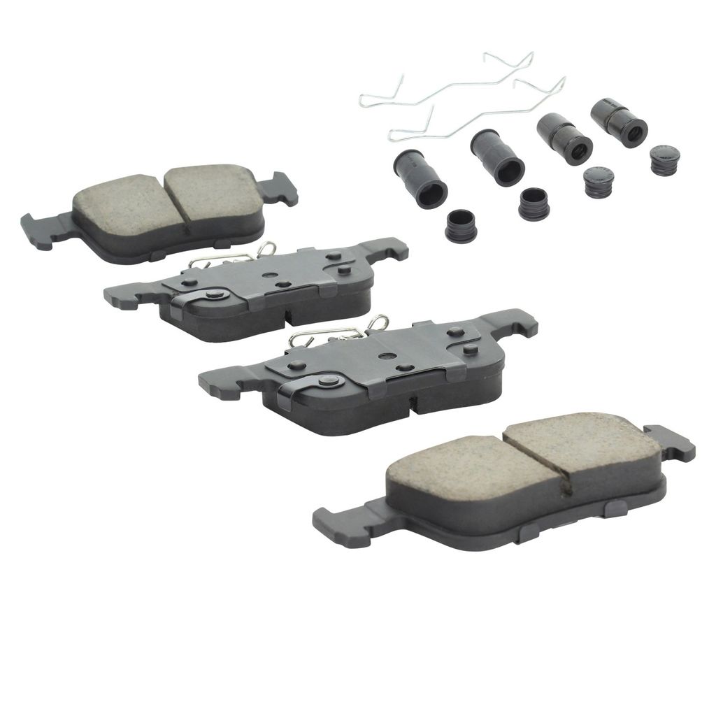 Quality-Built 1001-1665C - Premium Ceramic Brake Pad Set with Hardware