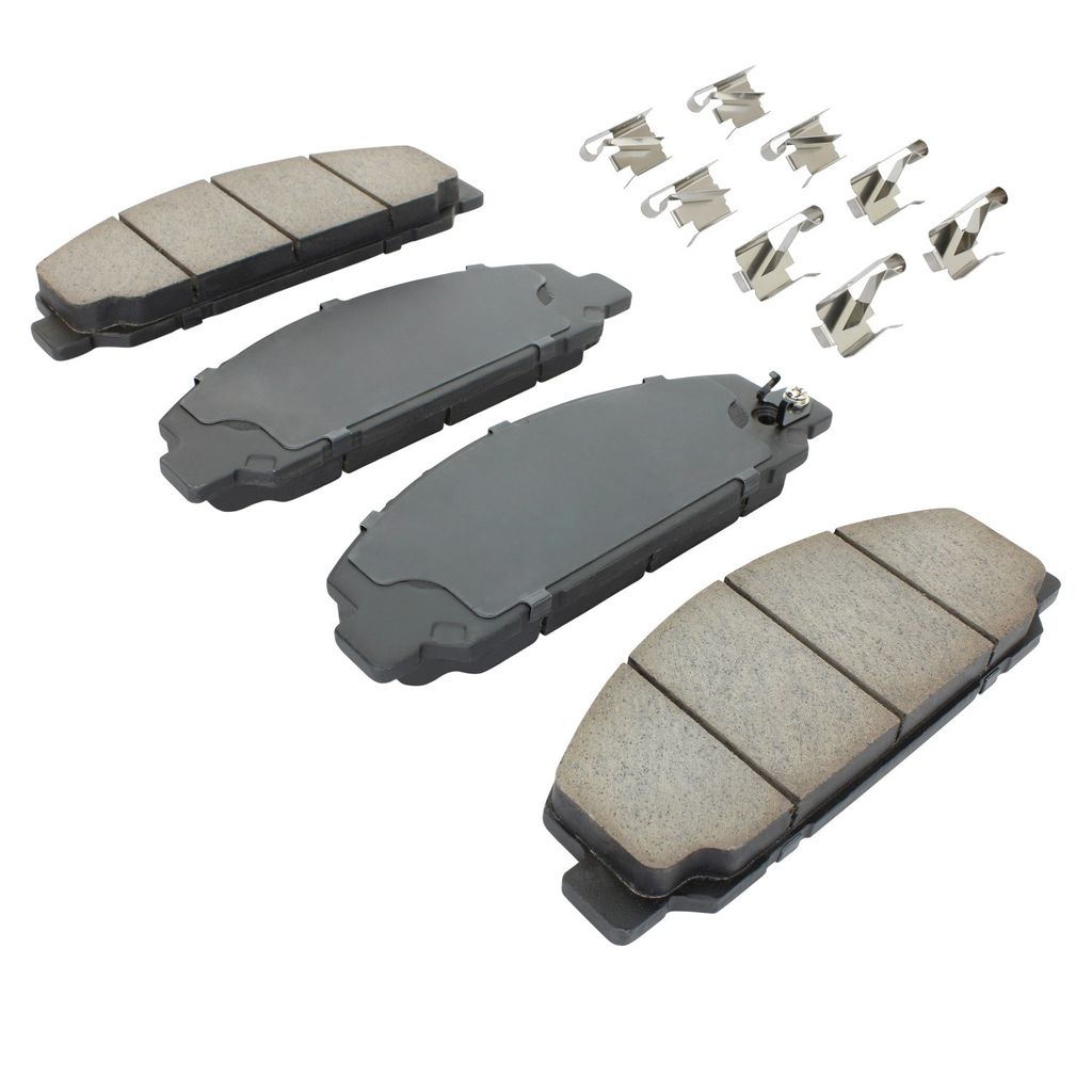 Quality-Built 1001-1683C - Premium Ceramic Brake Pad Set with Hardware
