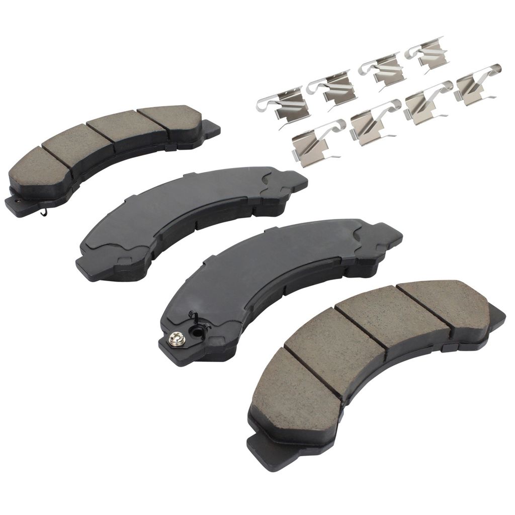 Quality-Built 1001-1695C - Premium Ceramic Brake Pad Set with Hardware