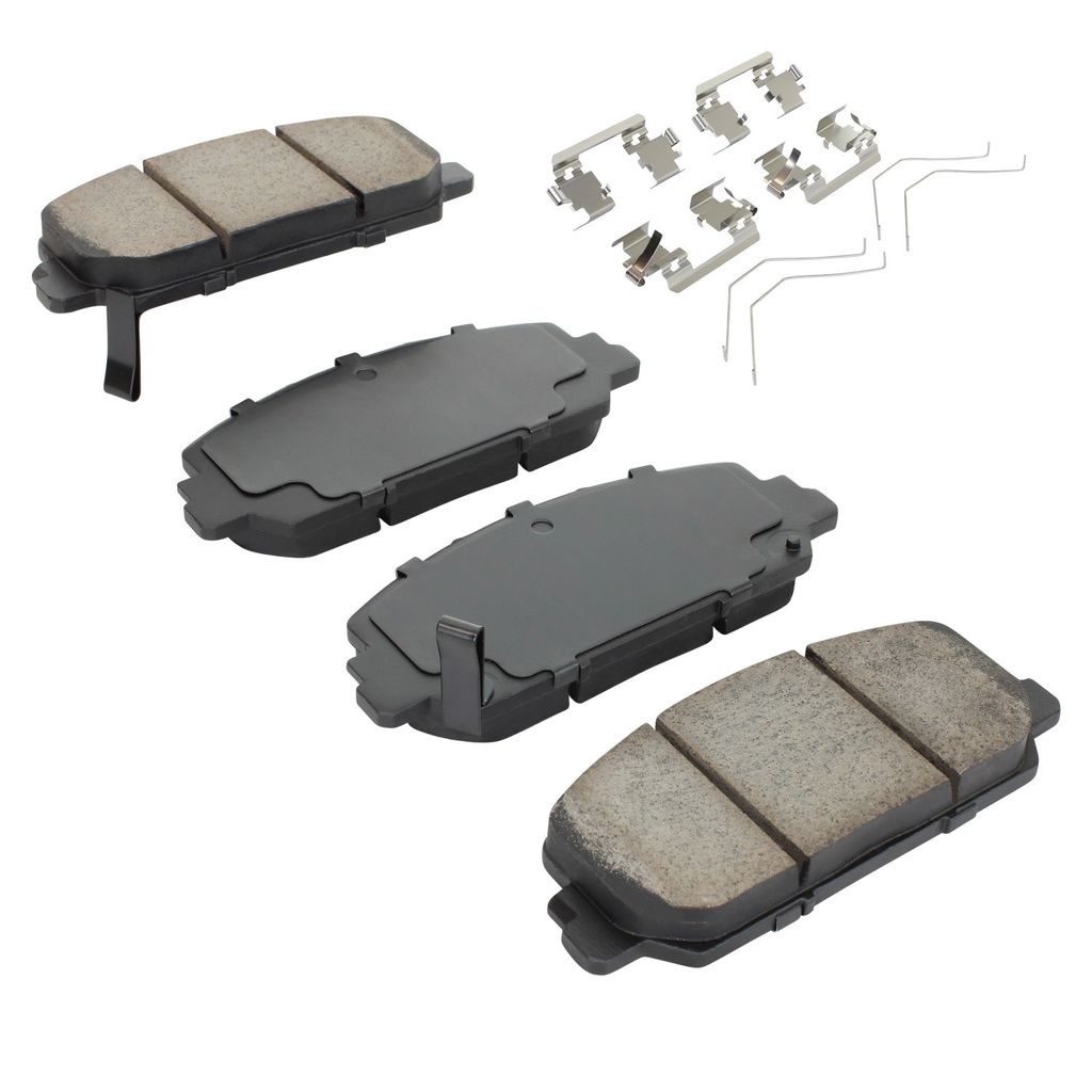 Quality-Built 1001-1697C - Premium Ceramic Brake Pad Set with Hardware