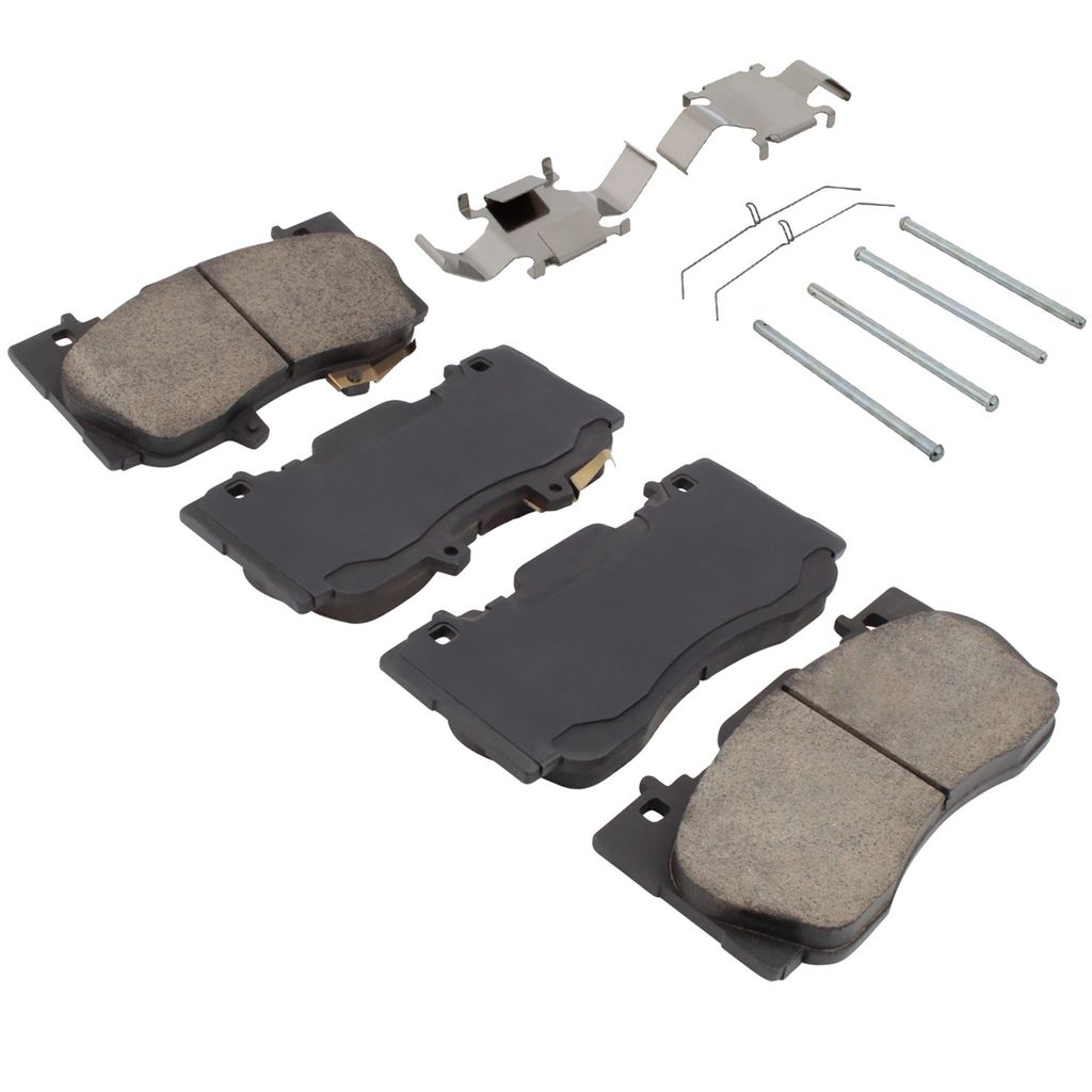 Quality-Built 1001-1784C - Premium Ceramic Brake Pad Set with Hardware