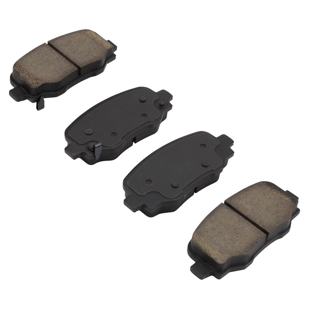 Quality-Built 1001-1809C - Premium Ceramic Brake Pad Set with Hardware