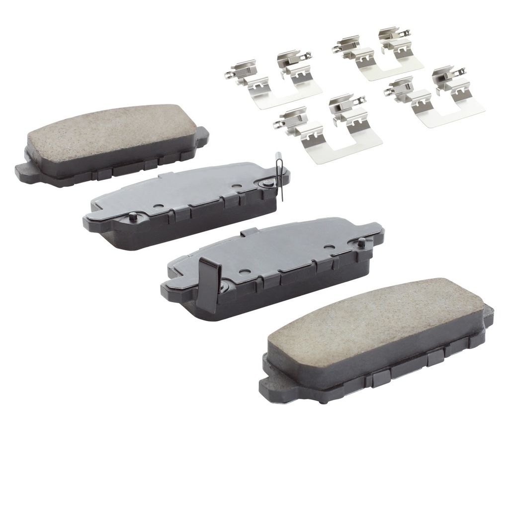 Quality-Built 1001-1841C - Premium Ceramic Brake Pad Set with Hardware