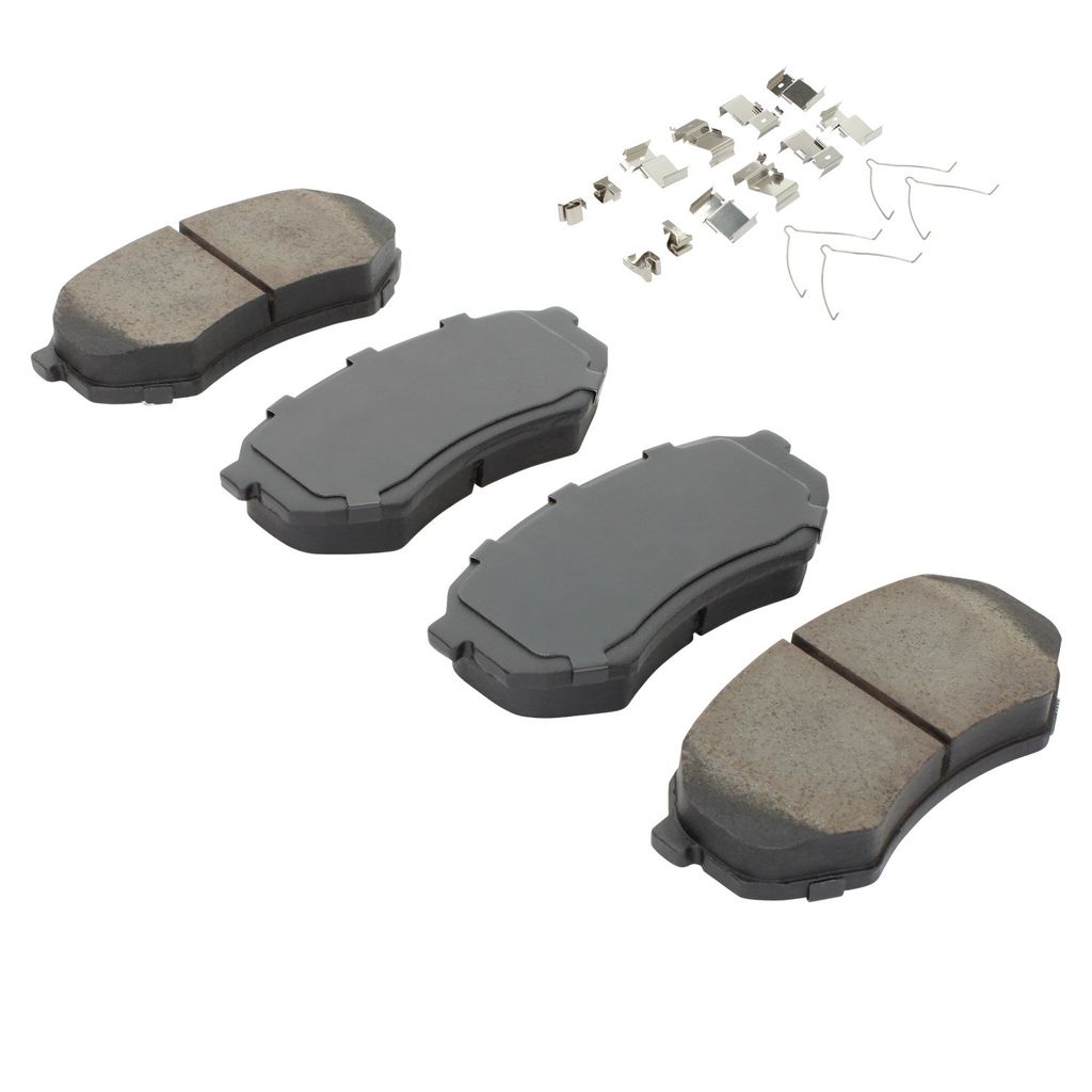 Quality-Built 1001-0433M - Premium Semi-Metallic Brake Pad Set