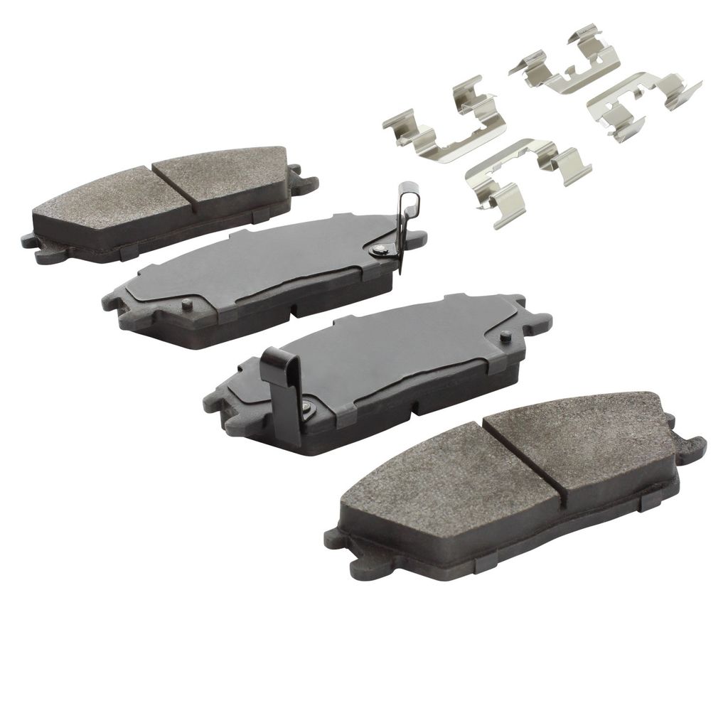 Quality-Built 1001-0440M - Premium Semi-Metallic Brake Pad Set with Hardware