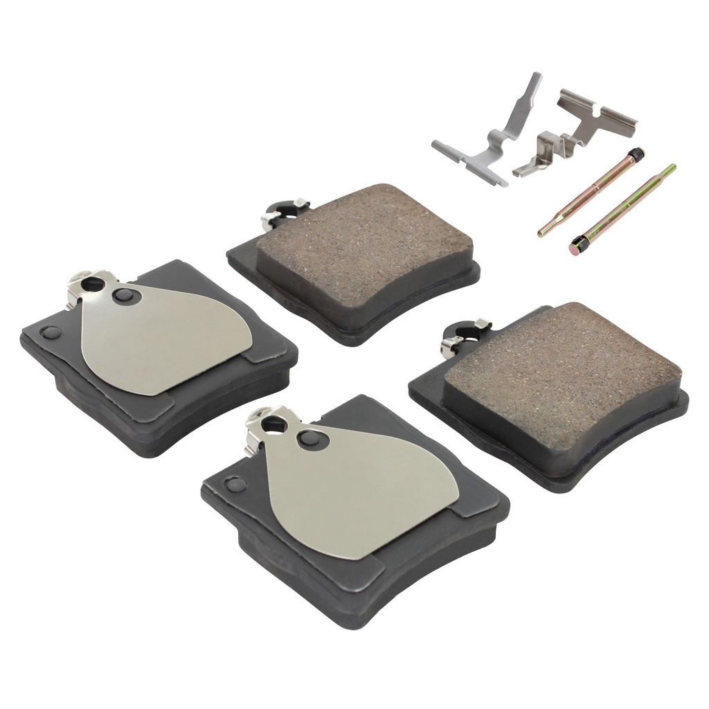 Quality-Built 1001-0779M - Premium Semi-Metallic Brake Pad Set with Hardware