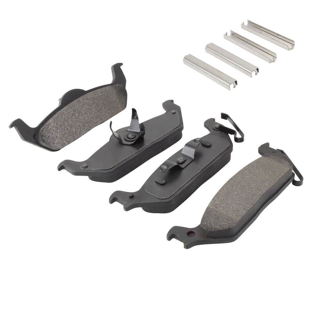 Quality-Built 1001-1012M - Premium Semi-Metallic Brake Pad Set