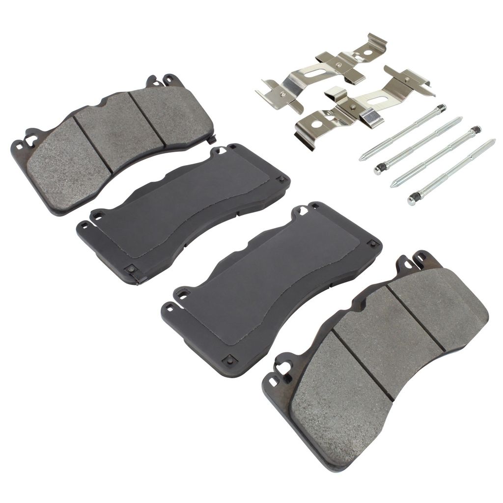 Quality-Built 1001-1792M - Premium Semi-Metallic Brake Pad Set
