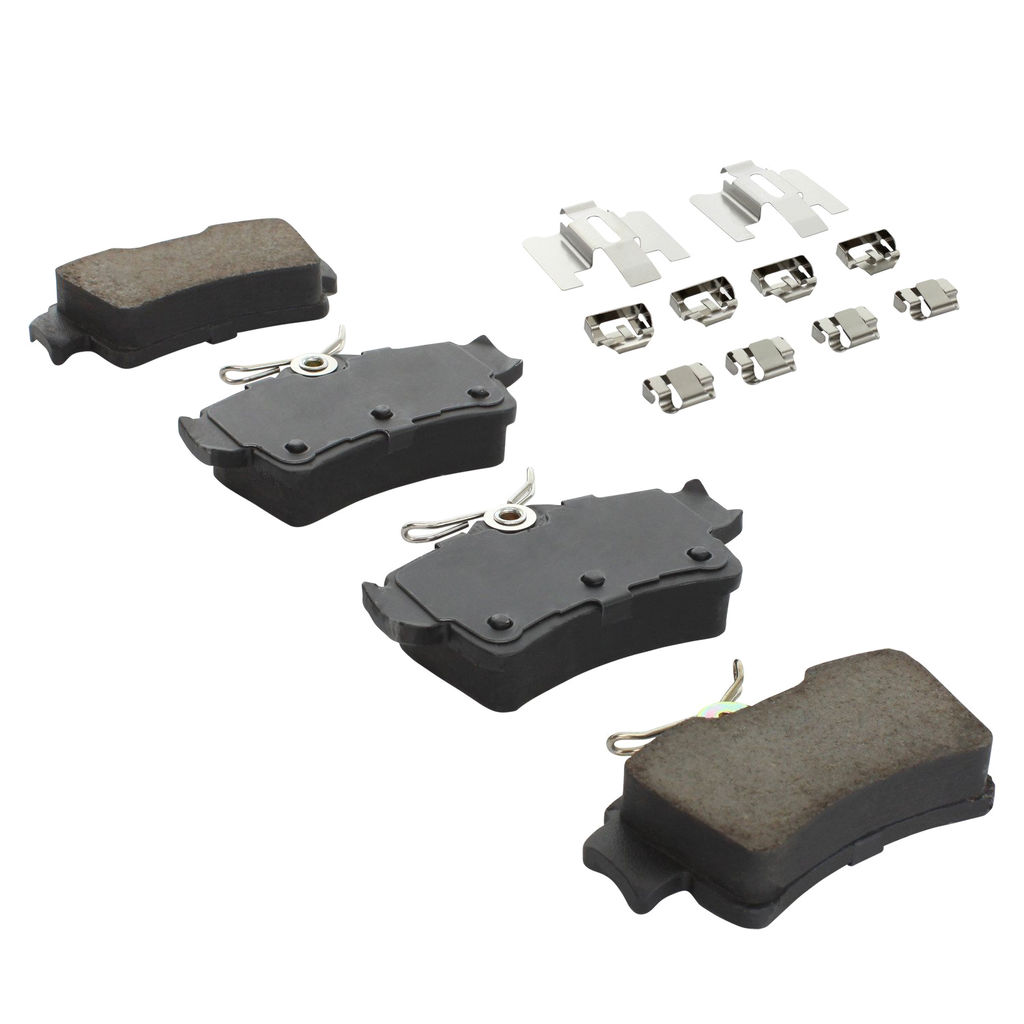 Quality-Built 1003-0627C - Black Series Ceramic Brake Pad Set