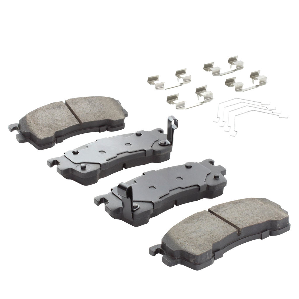 Quality-Built 1003-0637C - Black Series Ceramic Brake Pad Set