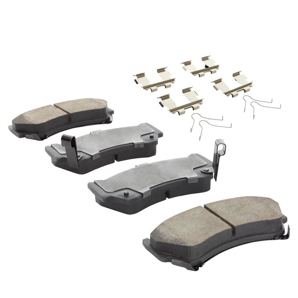 Quality-Built 1003-0668C - Black Series Ceramic Brake Pad Set