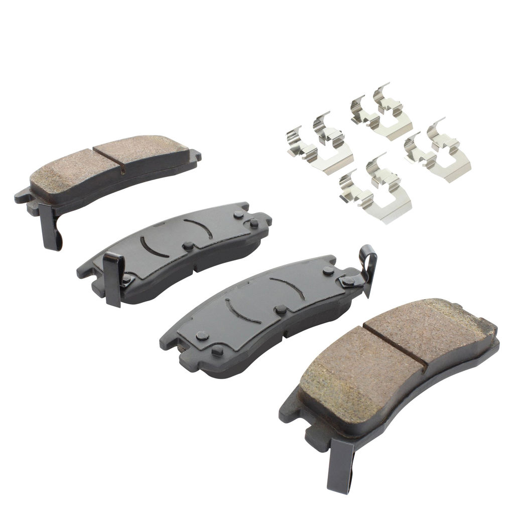 Quality-Built 1003-0714C - Black Series Ceramic Brake Pad Set