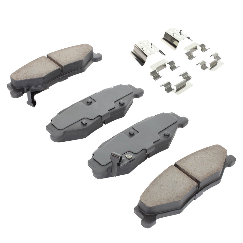 Quality-Built 1003-0732C - Black Series Ceramic Brake Pad Set