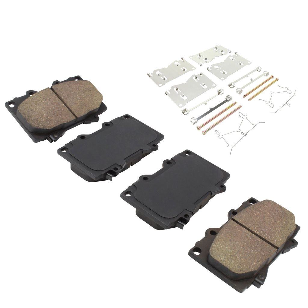 Quality-Built 1003-0772C - Black Series Ceramic Brake Pad Set