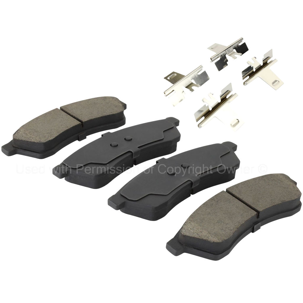 Quality-Built 1003-1030C - Black Series Ceramic Brake Pad Set