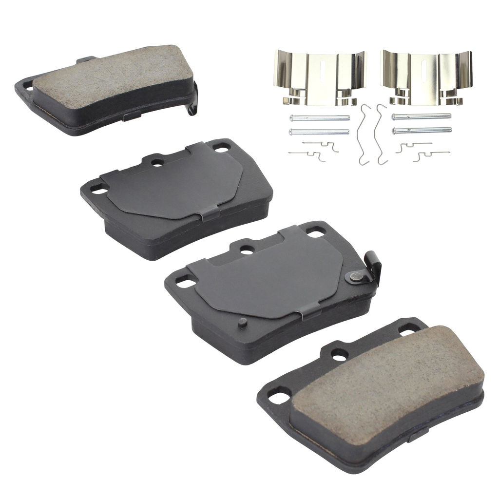 Quality-Built 1003-1051C - Black Series Ceramic Brake Pad Set