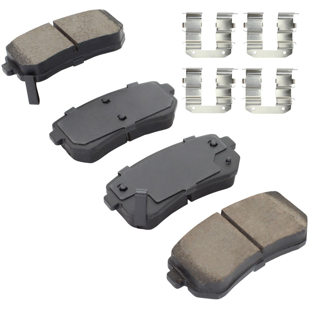 Quality-Built 1003-1157C - Black Series Ceramic Brake Pad Set