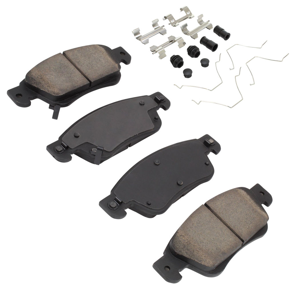 Quality-Built 1003-1287C - Black Series Ceramic Brake Pad Set