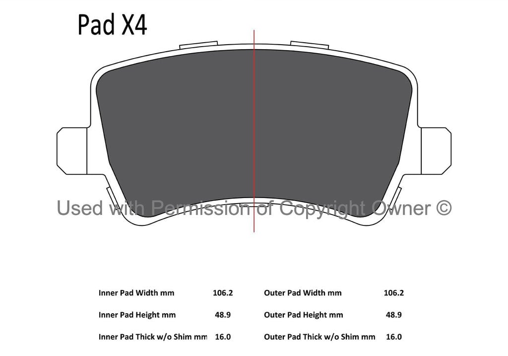 Quality-Built 1003-1307AC - Black Series Ceramic Brake Pad Set